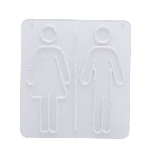 Toilet neon sign bright - toilet, color