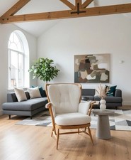 Ercol Easy Chair – Cream