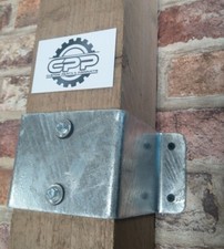  Fence Post To Flat Wall Fixing 3"x3" 75 95 100 mm Wall Band Wooden Panel Timber