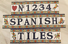 Spanish Hand Painted Number &