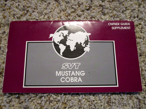 1997 mustang cobra - 1997, factory