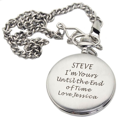 Personalised engraved pocket - engraved,