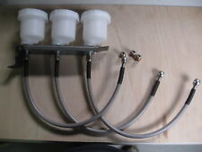 ESCORT MK1, BRAKE RESERVOIR BRACKET , 3 GIRLING TYPE RESERVOIRS, GOODRIDGE PIPES