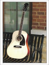 Epiphone AJ 220 ST Advanced Jumbo Acoustic Guitar 8 x 11 pin-up photo print