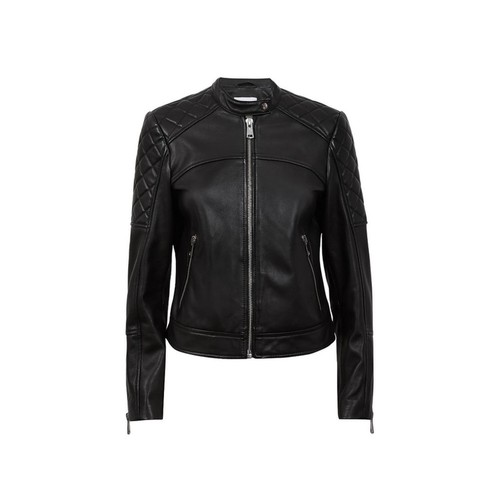 Ladies real leather jacket - leather,
