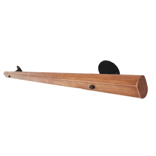Wooden stair handrail indoor - wooden,