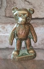 Vintage brass rupert bear 6cm - brass,