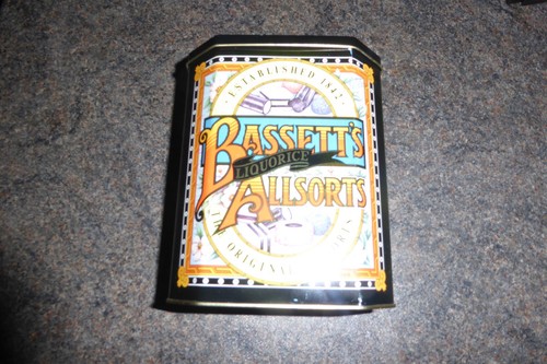 Bassett licorice empty tin - bassett's,
