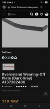 Kverneland Wearing-Off Plate