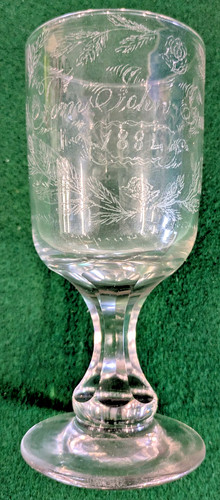 Antique victorian glass - victorian, 6"