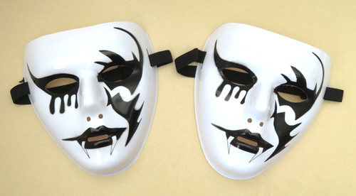 Halloween mask white - 2, x