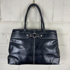 Hotter Black Leather Handbag