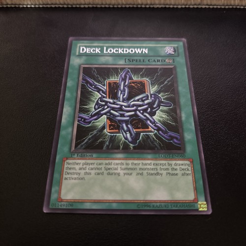 Deck lockdown lodt en060 - deck, rare