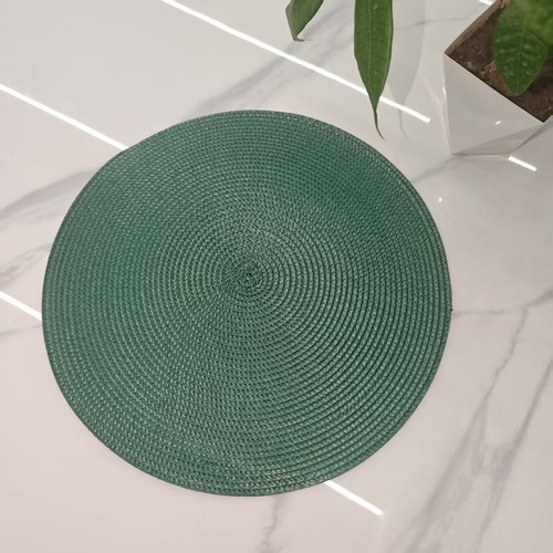 Round non slip placemat set - non, of
