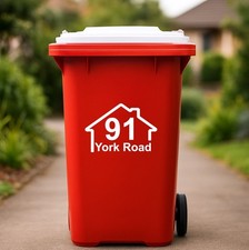 Wheelie Bin House Numbers