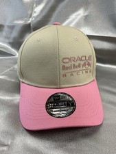 Redbull Oracle Racing Cap In Beige & Pink Brabd New With 9FORTY Stickers