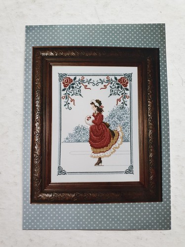 Lavender lace winter rose - lace,