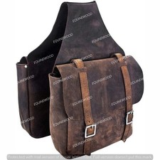 Leather Western Saddle Bags