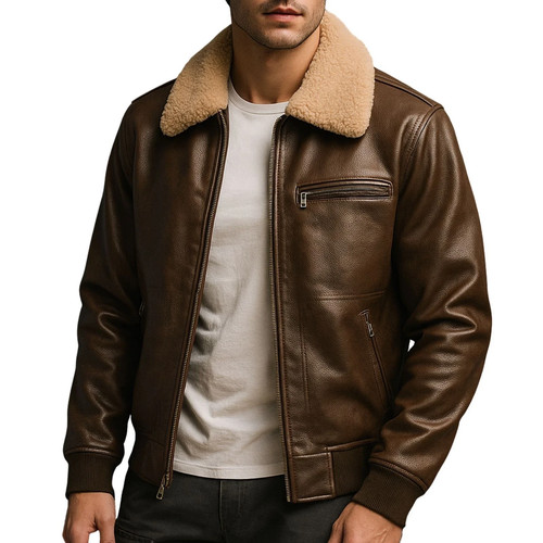 Men genuine leather - genuine,