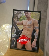 Nude Hunk Hot Male A4 Photogrpah Print High-Quality No - 908