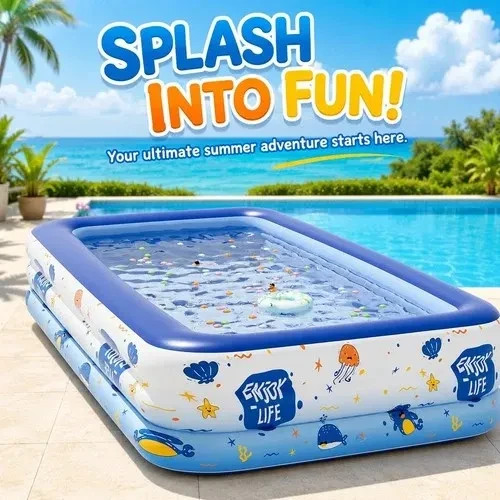 Large family swimming pool - large,