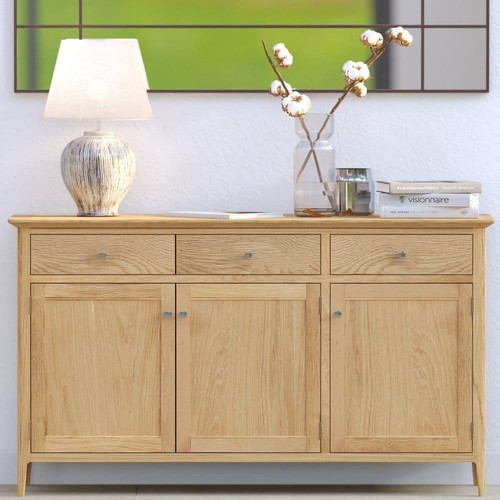 Solid oak large sideboard - solid,