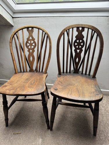 Pair antique 19th c - a,