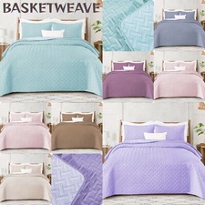 3 Pcs Quilted Reversible