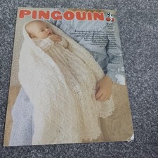 Pingouin 7915 Christening robe + shawl 3ply