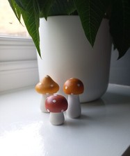 Wooden Toadstools Mushrooms