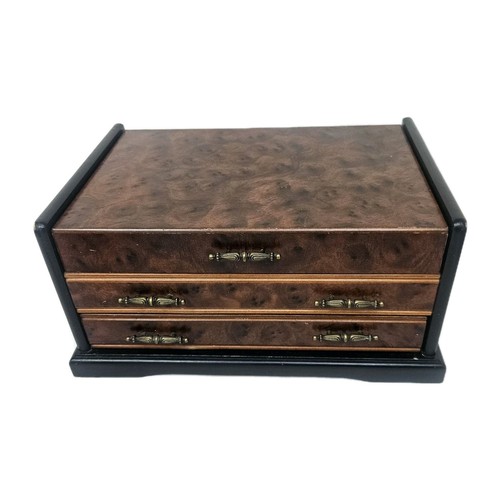 Large wooden jewelry box - wooden,
