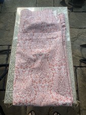 Vintage Pale Pink Damask Brocade Pattern Curtains  W154cm x L134.5cm