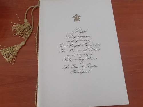 Royal performance 29th - 29th., may