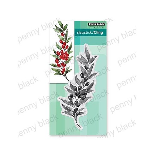 Penny black cling rubber - penny,