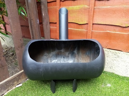 Gas bottle wood burner - gas,