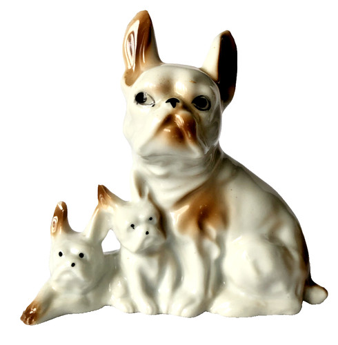 Vtg french bulldog mom - bulldog, with