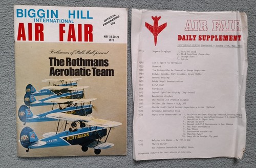 Biggin hill air fair programme - hill,