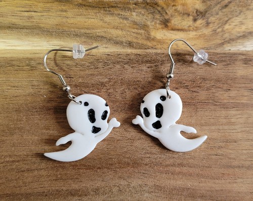 Handmade polymer clay casper - clay,