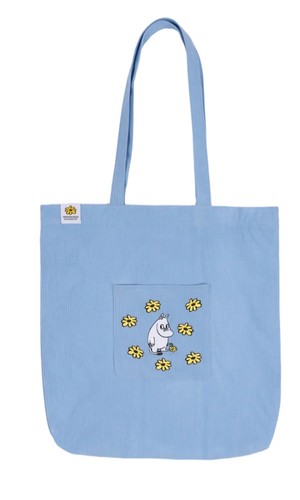 Moomintroll corduroy tote - moomintroll,