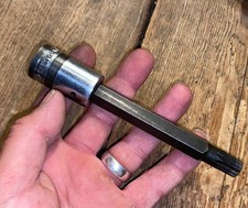 SNAP-ON 12MM TRIPLE SQUARE 1/2'' DRIVE SPLINE SOCKET STSM12LA USA OLD TOOLS