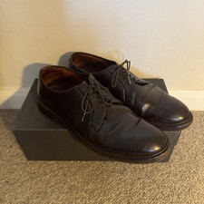 Alden Color 8 cordovan plain toe Blucher shoe Uk 12