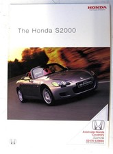 HONDA S2000 Car Sales Brochure