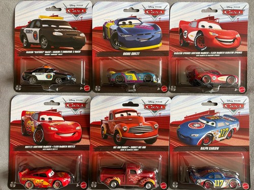Six disney pixar cars - disney, by