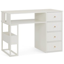 Cream White Nail Tech Desk