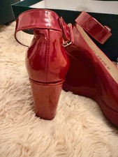 robert clergerie red patent