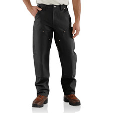 Carhartt B01 Loose Fit Firm Duck Double-Front Utility Work Pant Black Waist 36,