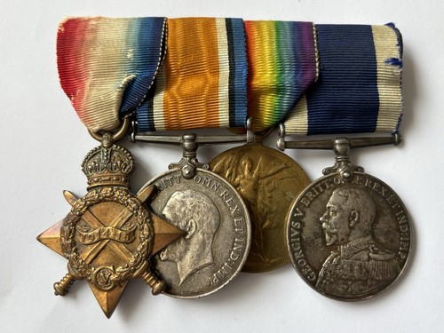 Ww1 medal group ea4 - ww1, t