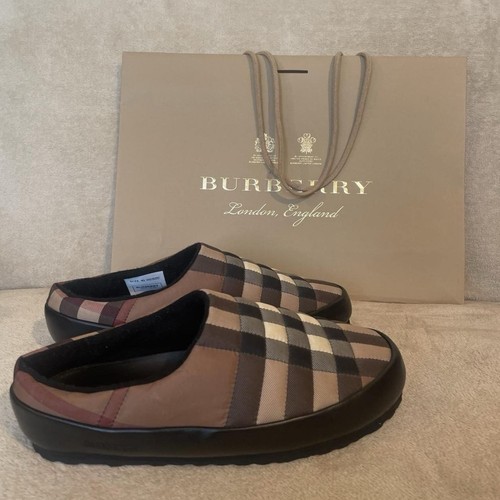 Burberry check slippers - burberry,