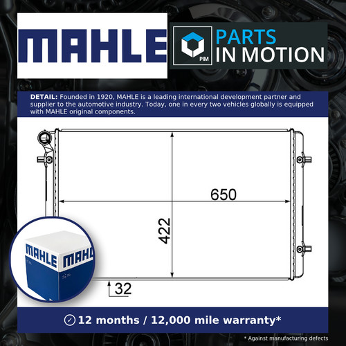 Radiator fits golf - fits,