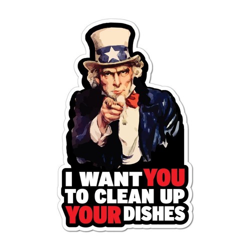 Want you clean up your - want,